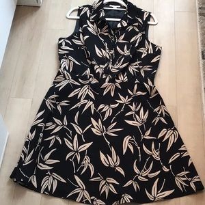 Printed shirtdress, size 16